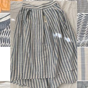 Blue and white skirt